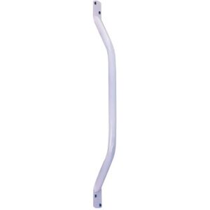 Aidapt White Safety Outdoor Indoor 28" (714mm) Easy Grip Coated Steel Grab Bar Rail Support Aid