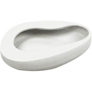 BEALIFE Easy-toDurable Bedpan Stable for Elderly Female Male, White