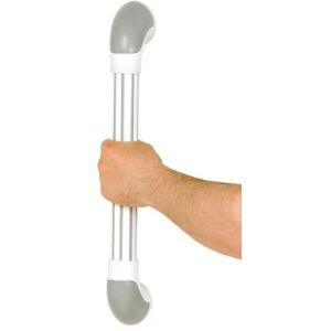 HOMECRAFT Grab Bar Gripsure Grab Rail, 40 cm (Eligible for VAT relief in the UK), Bathroom, Stairs, Support Aid, Soft Handle, Mount Horizontal, Vertical, Diagonal, For Elderly, Disabled, Handicapped