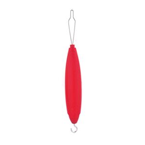 Ability Superstore Economy Plastic Handle Button Hook Zipper, Red