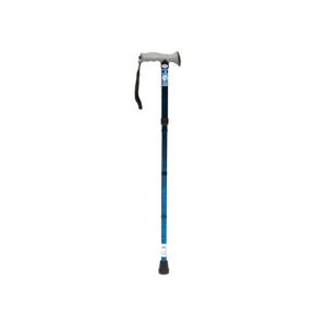 DRIVE DEVILBISS HEALTHCARE Gel Handle Folding Walking Stick Cane Blue Crackle Shaft