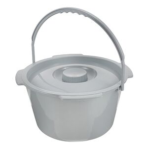 Mobestech Splash Proof Bucket Commode Chair Portable Toilets Urinal Pot Urine Pot Slim Trash Can with Lid Male Urine Cup Bedside Commode Chair Pail Pee Bottle Plastic at Night Potty Miss