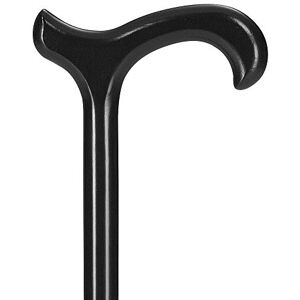 Ossenberg OSSE Berg 40 in Black Beechwood Walking Stick with Derby Handle, Black