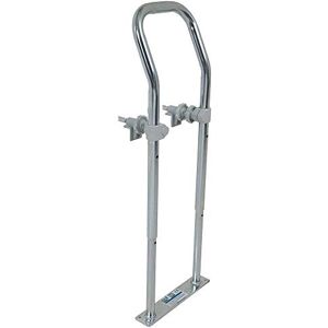 NRS Healthcare Height Adjustable Swedish Bath Rail, Chrome