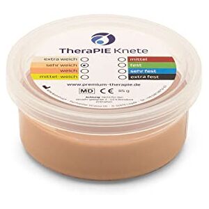 0afh5|#afh-Webshop AFH Therapie Knete&#174;, 85 g, therapy modelling clay, 8 different thicknesses (light beige: very soft), therapy clay