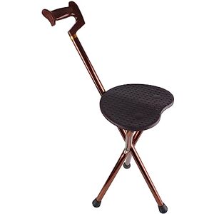 Lybunair Resting Chair & Walking Stick, Trekking Poles with Ergonomic, Stable, and Sturdy for Seniors