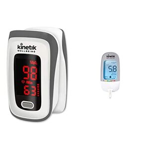 Kinetik Wellbeing Finger Pulse Oximeter – In Association with St John Ambulance & Blood Glucose Monitoring System – Used by The NHS – in Association with St John Ambulance