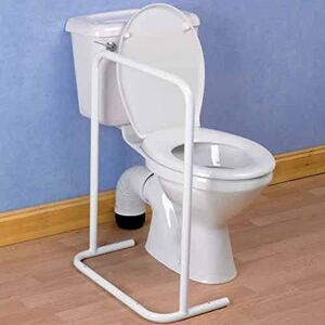 HOMECRAFT Surrey Mkii Half Toilet Rail, Support Alongside Toilet, Sink, or Bed, For Sitting or Standing, Right or Left Handed, Elderly & Disabled, Assistive Living, (Eligible for VAT relief in the UK)