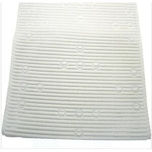 Ability Superstore - White Soft Feel Non-slip Bath & Shower Mat 27.5 x 16 inch