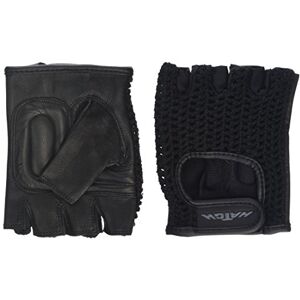 PERFORMANCE HEALTH All-Purpose One Pair Padded Mesh Wheelchair Gloves - Large, Black