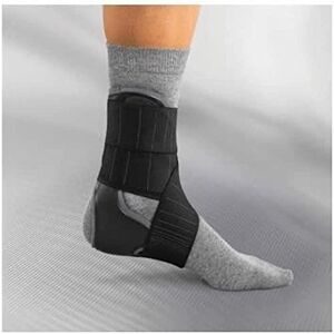 Push Braces Push Med Large Aequi Left Ankle Brace, 34-40 cm, Stabilises Ankle Sprains & Strains, Inhibition of Inversion & Eversion, One-Sided Rigid Medial Support, Allows Plantar & Dorsiflexion Movement