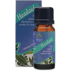 Absolute Aromas Headaid Essential Oil Blend 10ml - Pure Natural, Undiluted - for Aromatherapy and Diffusers