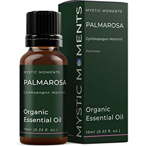 Mystic Moments Organic Palmarosa Essential Oil 10ml - Pure & Natural oil for Diffusers, Aromatherapy & Massage Blends Vegan GMO Free