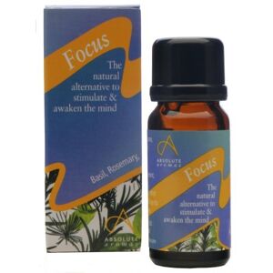 Absolute Aromas Focus Essential Oil Blend 10ml - Pure Natural, Undiluted - for Aromatherapy and Diffusers