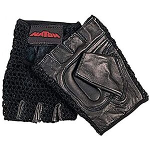 PERFORMANCE HEALTH All-Purpose One Pair Padded Mesh Wheelchair Gloves - Medium, Black