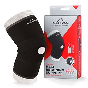 VULKAN Classic 3041 Open Knee Support, Small, Breathable Lining, Warmth and Compression for Knee Injuries, Sore, Weak, Injured Patella Wrap, Recovery and Rehabilitation, Prevention