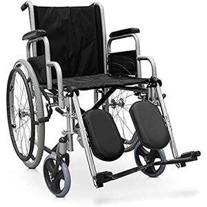 Quirumed Steel Manual Wheelchair, Seat Width 46 cm