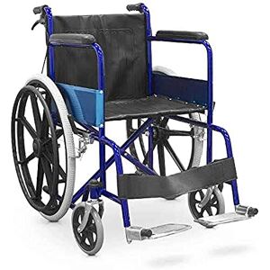 Quirumed Steel Folding Wheelchair with Brakes