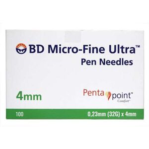 BD Micro-Fine Ultra Pen Needles 32G - 0.23 x 4mm (100)