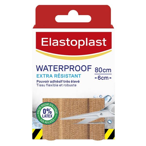 Elastoplast Waterproof Pansement Extra Résistant 80cm x 6cm