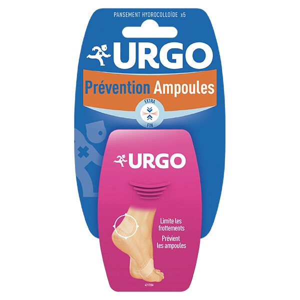 Urgo Pieds Mains Ampoules Prévention Pansements Hydrocolloïdes 5 unités