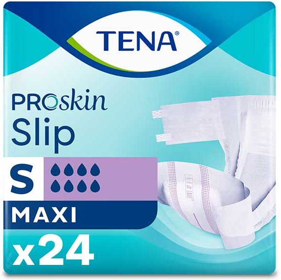 TENA ProSkin Slip Change Complet Taille Maxi S 24 couches