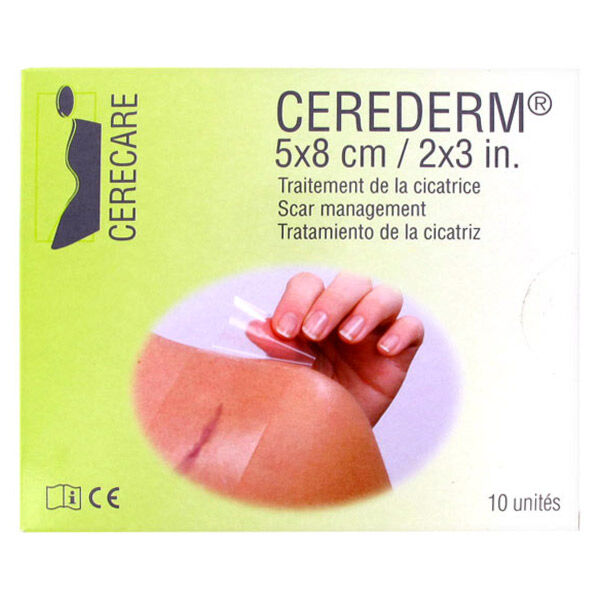 Cerecare Ceredem Pansements Adhésifs Siliconés 5 x 8cm 10 unités