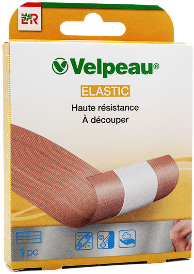 Velpeau L&R; Velpeau Pansement Elastic Bande à Découper Haute Résistance 1m x 8cm