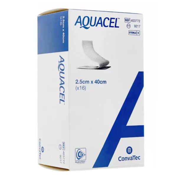 Convatec Wound Care Convatec Aquacel Pansement Mèche Stérile 2,5x40cm 10 unités