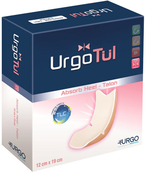 Urgo Médical Urgotul Absorb Pansement Hydrocellulaire Talon 10 Unités