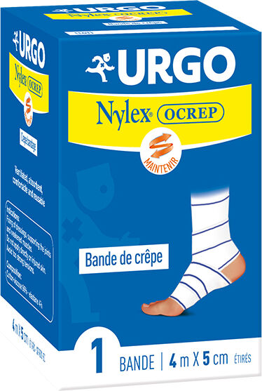 Urgo Soins Infirmiers Bande de Crêpe Nylex Ocrepe 5cm x 4m