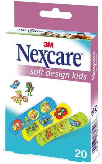 Nexcare 3M Nexcare Soft Kids 20 pansements