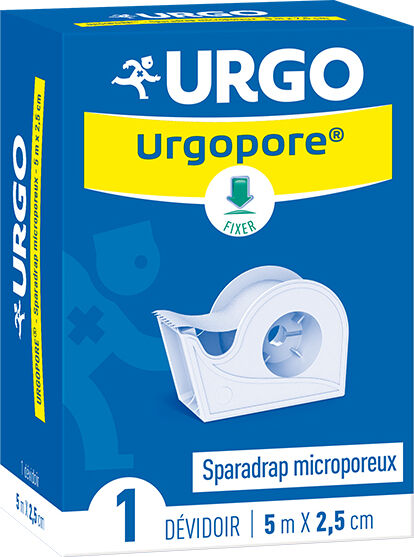 Urgo Médical Urgopore Sparadrap Microporeux Dévidoir 5m x 2,5cm