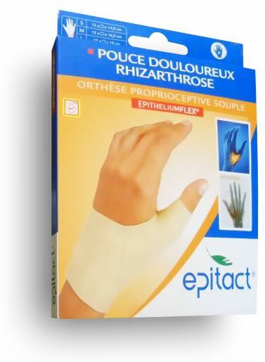 Epitact Orthèse Proprioceptive Souple Pouce Douloureux Main Gauche Jour Taille L