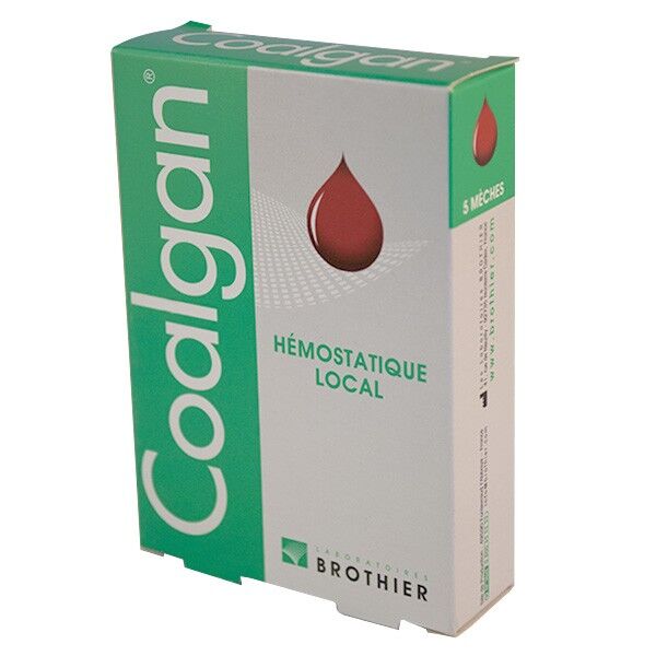 Brothier Coalgan Ouate Hémostatique 5 sachets