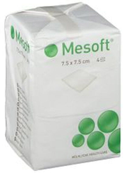 Molnlycke Health Care Mesoft Compresse Non-Tissé Non-Stérile 7,5 x 7,5cm 100 unités