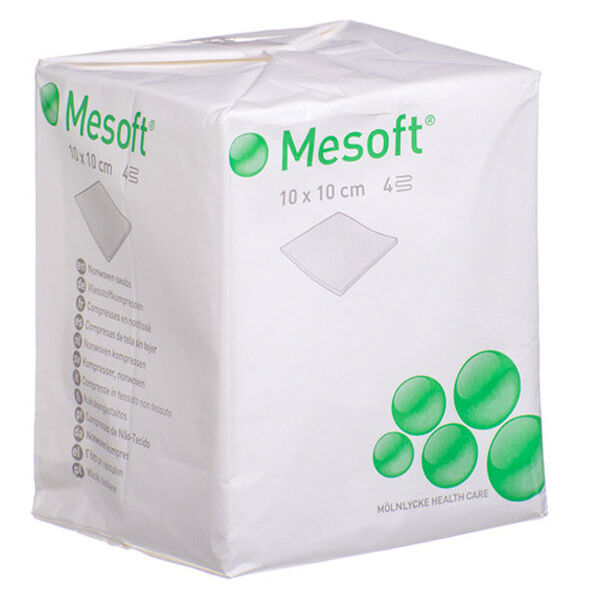 Molnlycke Health Care Mesoft Compresse Non-Tissé 10 x 10cm 20 unités