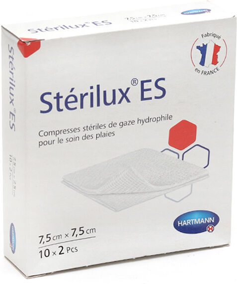 Hartmann Sterilux ES Hartmann Compresses 10 sachets x2 7.5cmx7.5cm