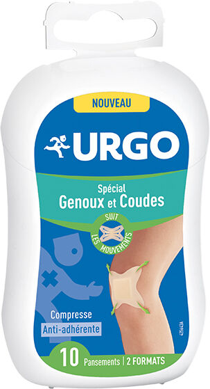 Urgo Premiers Soins Pansement Spécial Genoux et Coudes 10 unités