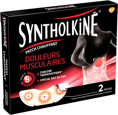 SyntholKiné Patch Chauffant Douleurs Musculaires Dos 2 Patchs