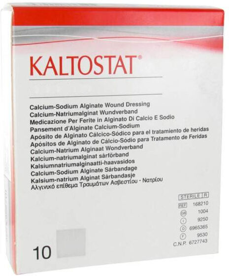 Convatec Wound Care Convatec Kaltostat Alginate Pansement Stérile 7,5x12cm 10 unités