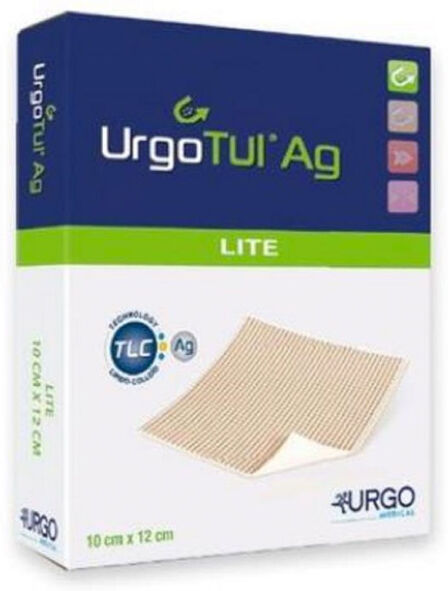 Urgo Médical Urgotul AG Lite Pansement Hydrocellulaire 10 x 12cm 16 unités