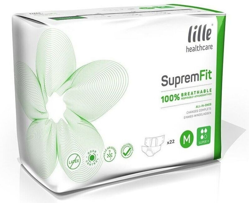 Lille Suprem Fit Super plus - 4 paquets de 22 protections Medium