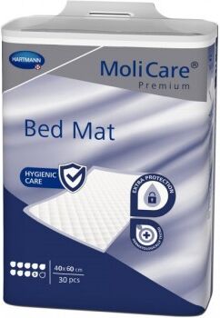 Hartmann Molicare Premium Bed Mat 9 gouttes - 6 paquets de 30 protections 60 x 40 cm