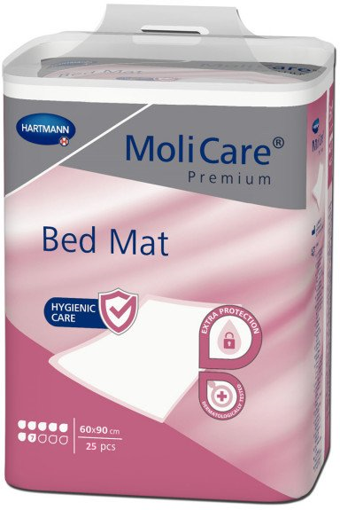 Hartmann Molicare Premium Bed Mat 7 gouttes - 4 paquets de 25 protections 60 x 90 cm