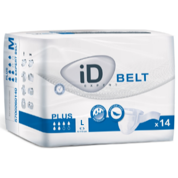 Ontex ID ID Expert Belt Plus - 8 paquets de 14 protections Large