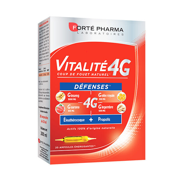 Forté Pharma Vitalité 4G Défenses 20 ampoules