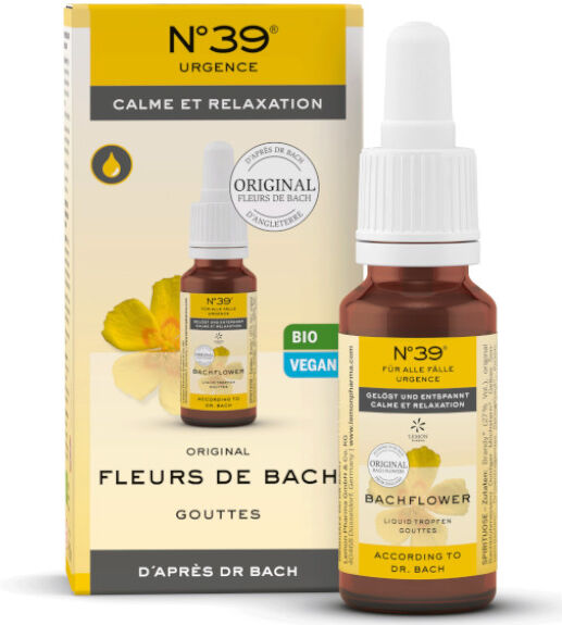 Lemon Pharma Fleurs de Bach Compte-Gouttes Urgence 20ml