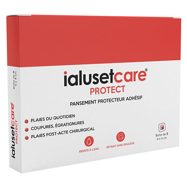 Genevrier Ialusetcare Protect Pansement Protecteur Adhésif 4 x 4cm 5 unités