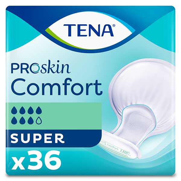 TENA Proskin Comfort Protection Super 36 serviettes